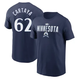 Men's Minnesota Twins Diego Cartaya Navy 2024 City Connect Graphic T-Shirt