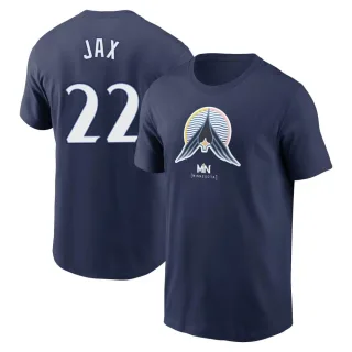 Men's Minnesota Twins Griffin Jax Navy 2024 City Connect T-Shirt