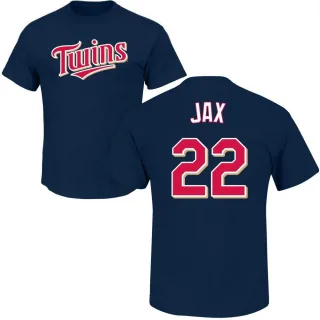 Men's Minnesota Twins Griffin Jax Navy Roster T-Shirt