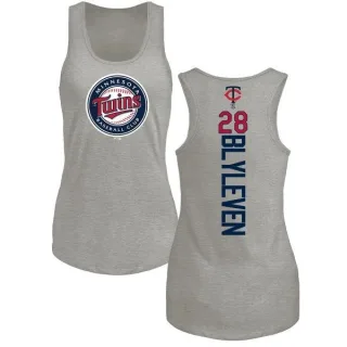 Women's Minnesota Twins Bert Blyleven Ash Backer Tank Top
