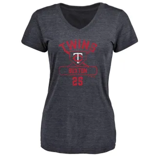 Women's Minnesota Twins Byron Buxton Navy Base Runner T-Shirt