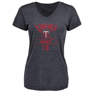 Women's Minnesota Twins Ty France Navy Base Runner T-Shirt