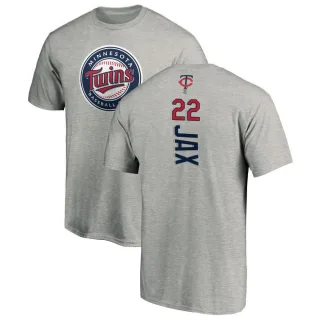 Youth Minnesota Twins Griffin Jax Ash Backer T-Shirt