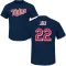 Youth Minnesota Twins Griffin Jax Navy Roster T-Shirt